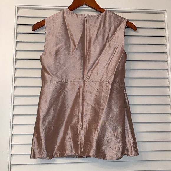 Tory Burch Sleeveless Silk Top size 0 like new - Picture 2 of 7